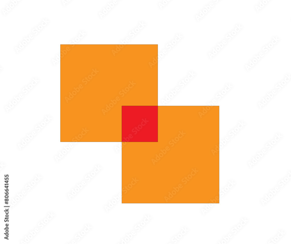 yellow and red square on transparent background yellow and red square on transparent background
