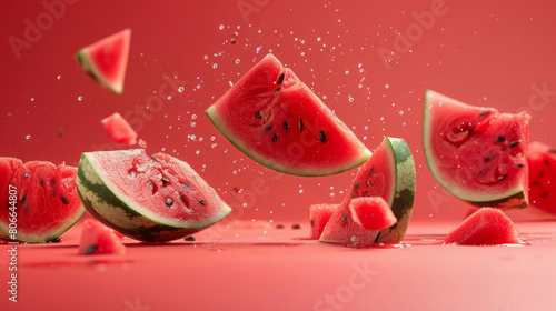 watermelon cutted pieces