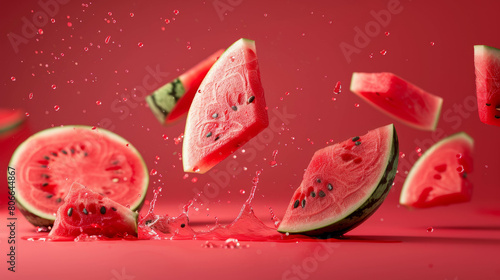 watermelon cutted pieces
