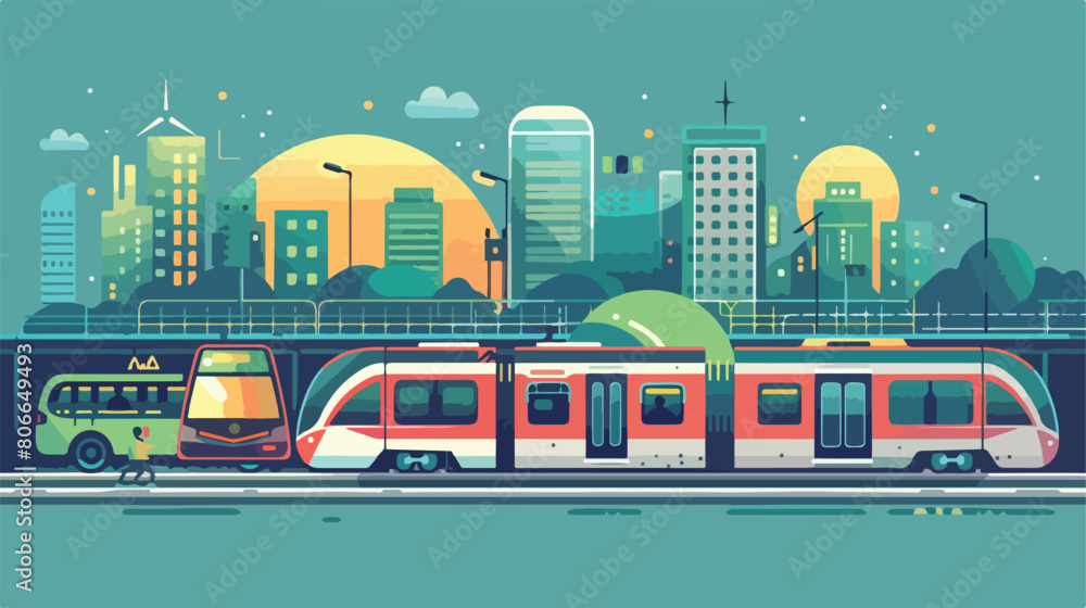 Transport digital design vector illustration 