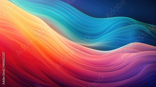 A colorful waving abstract background and wallpaper