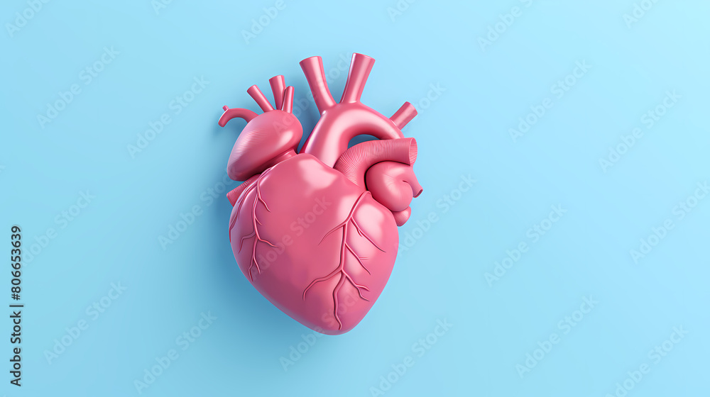 Heart 3d rendering illustration Heart 3d rendering illustration