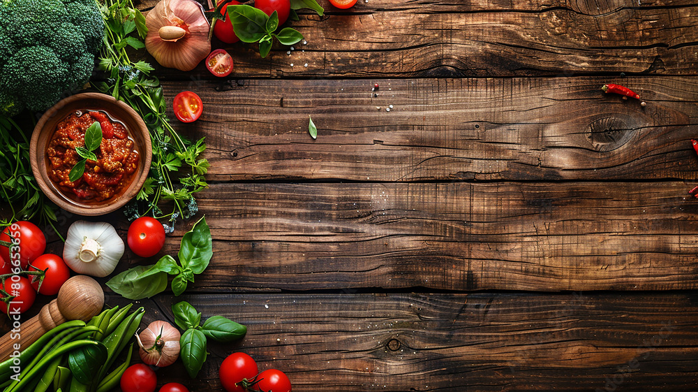 Medium Color Wood Background food Medium Color Wood Background food