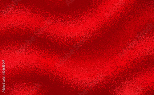 Vector red foil texture background. Abstract gradient bright and shiny light reflection rough texture surface. Vector illustration for background, backdrop, web, wallpaper, print and design artwork.