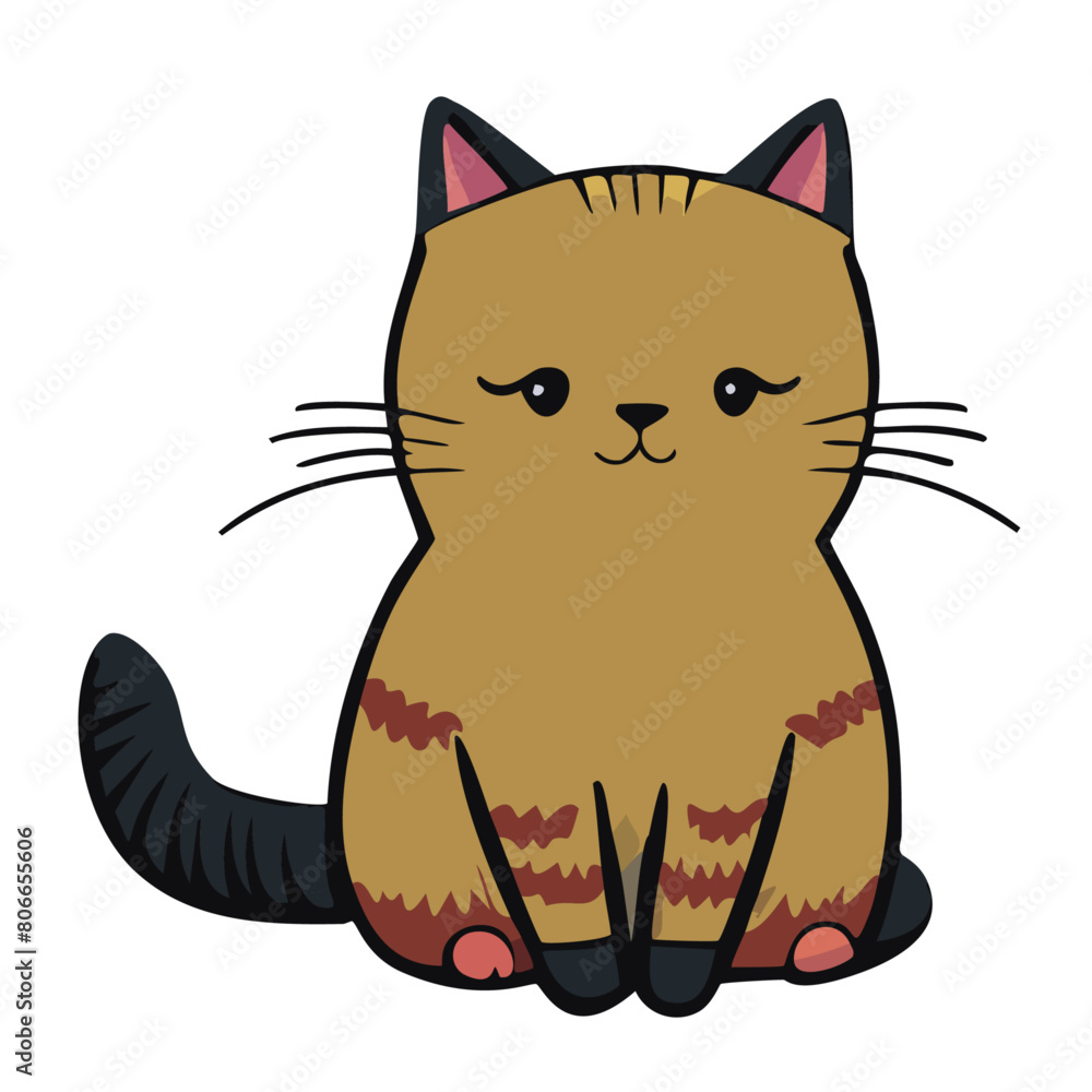 Obraz premium brown cat