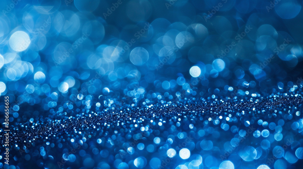 Sky blue glitter defocused twinkly lights, resembling a summer night. Sky blue glitter defocused twinkly lights, resembling a summer night.