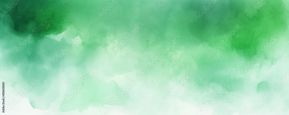 Green watercolor and white gradient abstract winter background light cold copy space design blank greeting form blank copyspace for design text photo 