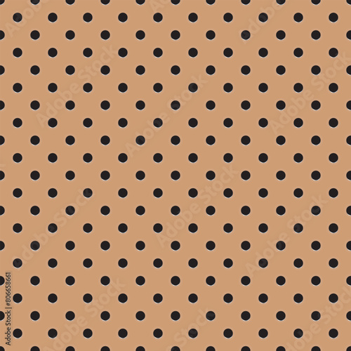 Peg board perforated texture background material with oval holes seamless pattern board vector illustration. Wall structure for working bench tools.