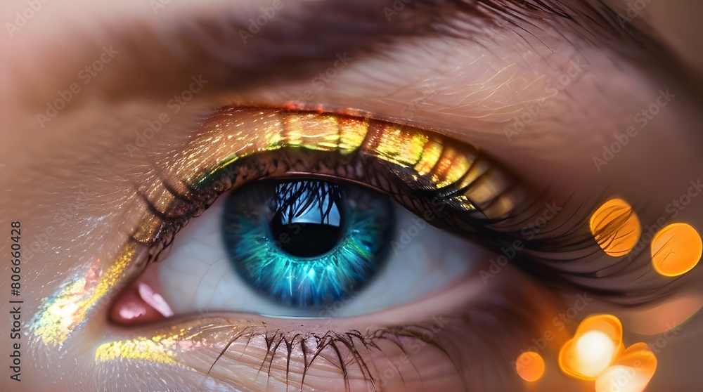 Fototapeta premium eye of the person