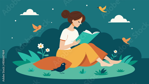The sound of chirping crickets accompanied her as she lost herself in the world of Jane Eyre her feet resting on a plush outdoor pillow..