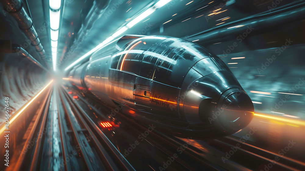 Fototapeta premium fast moving car