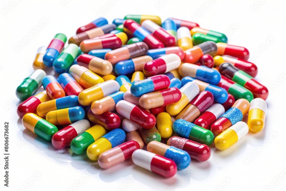 Capsule pill isolated on white background. Antibiotic resistance virus and pastel drug. Cute 3d rendering realistic illustration of health medical technology abstract. Capsule pill isolated on white background. Antibiotic resistance virus and pastel drug. Cute 3d rendering realistic illustration of health medical technology abstract.