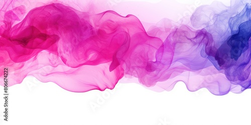 Magenta background abstract water ink wave, watercolor texture blue and white ocean wave web, mobile graphic resource for copy space text 