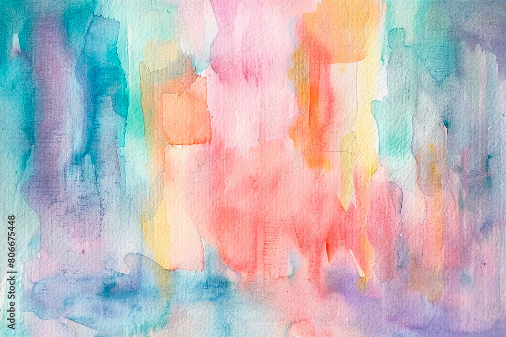 abstract watercolor background in pastel colors
