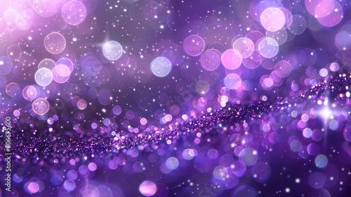 Violet glitter defocused twinkly lights  resembling a soft dreamy.