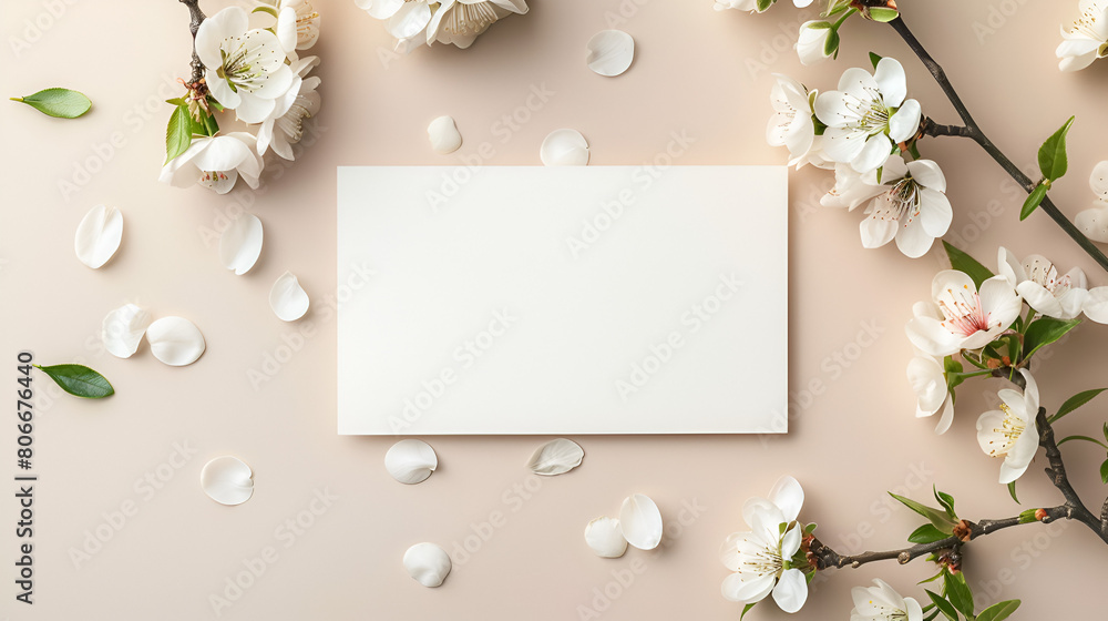 A frame with flowers ,generative ai A frame with flowers ,generative ai