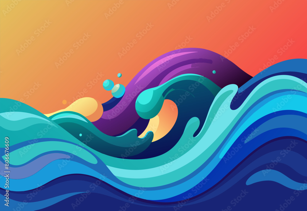 wave background wave background