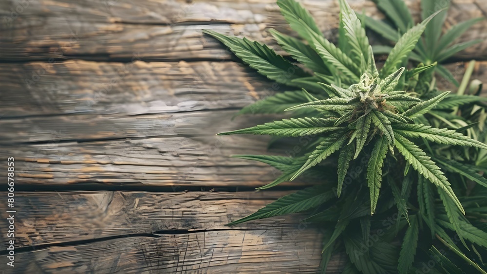 Hemp Oil Products Tech Mockup Background with Marijuana Plant on Wooden Table. Concept Hemp Oil Products, Tech Mockup Background, Marijuana Plant, Wooden Table Hemp Oil Products Tech Mockup Background with Marijuana Plant on Wooden Table. Concept Hemp Oil Products, Tech Mockup Background, Marijuana Plant, Wooden Table