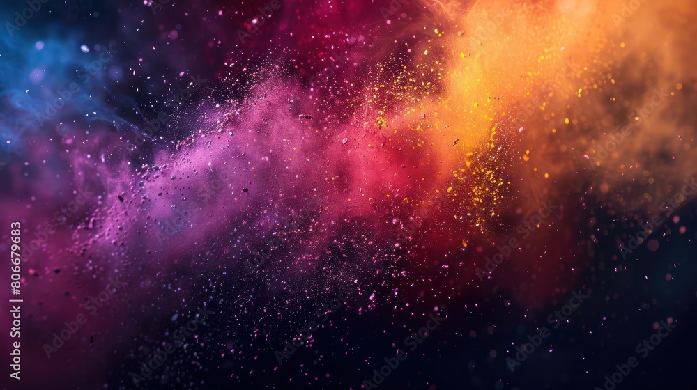 Vibrant Galaxy in Darkness Vibrant Galaxy in Darkness
