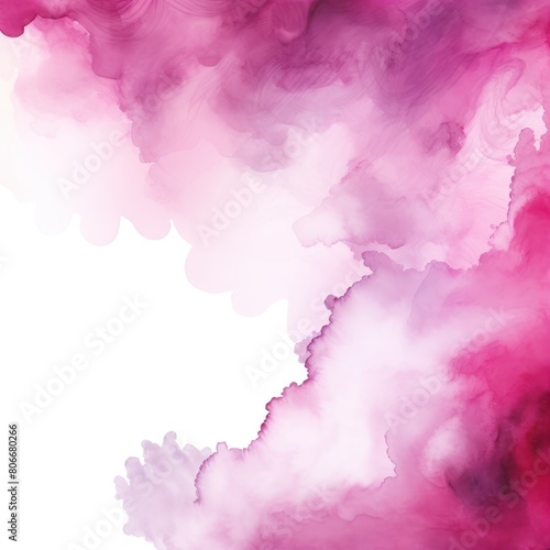 Magenta watercolor and white gradient abstract winter background light cold copy space design blank greeting form blank copyspace for design text 