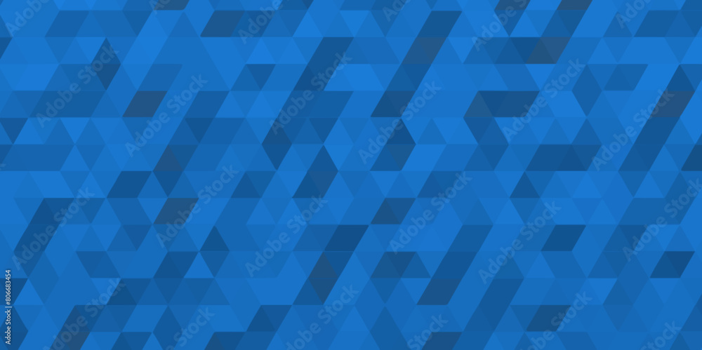 Blue vector digital technology polygon pattern background .Abstract ...