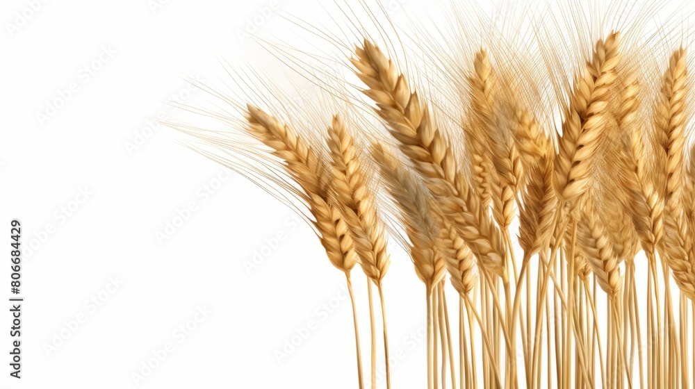 Spikelets and stems of oats and wheat, rye and barley. Agriculture and whole grain production Spikelets and stems of oats and wheat, rye and barley. Agriculture and whole grain production