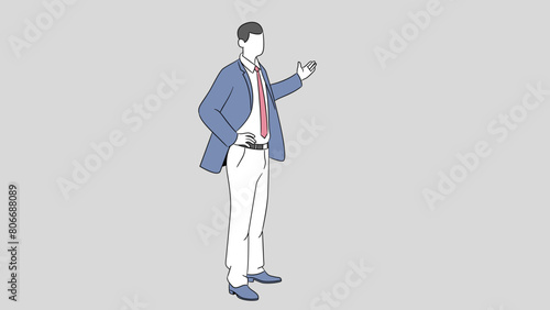 person pointing in a direction