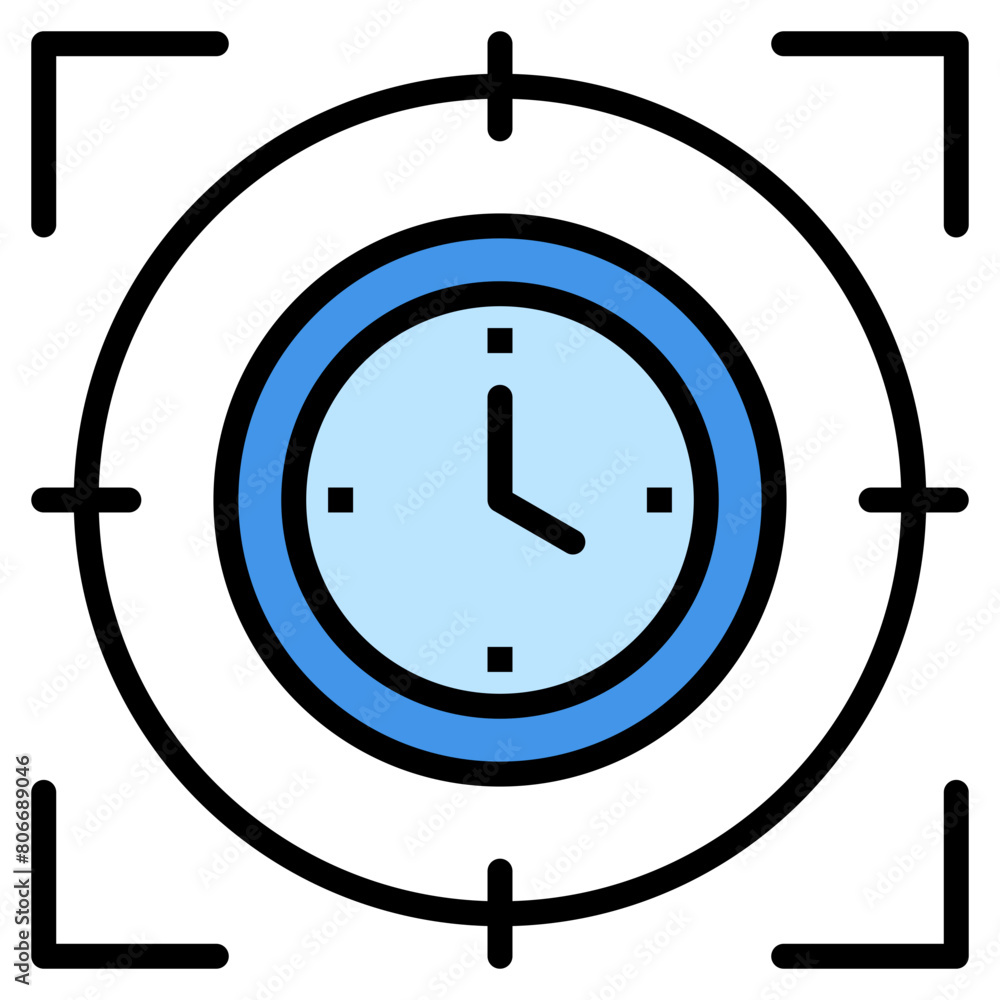 Focus Timer Icon Element For Design Focus Timer Icon Element For Design