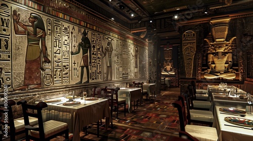 Ancient Egyptian Tomb Dining Room