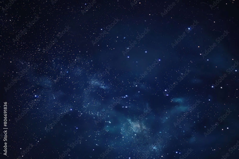 Night sky with stars moving in a rhythmic pattern, suitable for background visuals in mindfulness apps