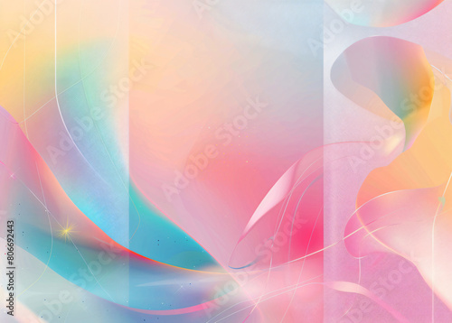 Abstract colorful gradient background with dynamic shapes