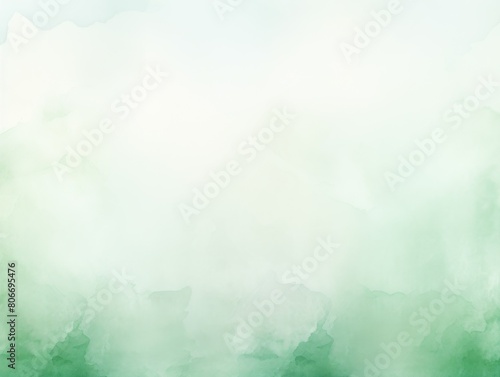 Mint Green watercolor and white gradient abstract winter background light cold copy space design blank greeting form blank copyspace for design text 