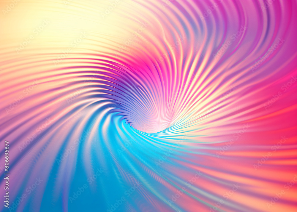 Obraz premium Dynamic colorful gradient pattern with a swirling effect for creative backdrops