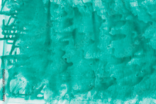 turquoise painted  watercolor background texture
