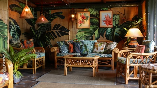 Tropical Tiki Hut Lounge