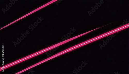pink speed line motion effect on plain black background from Generative AI