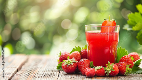 Wallpaper Mural strawberry juice fruit background Torontodigital.ca