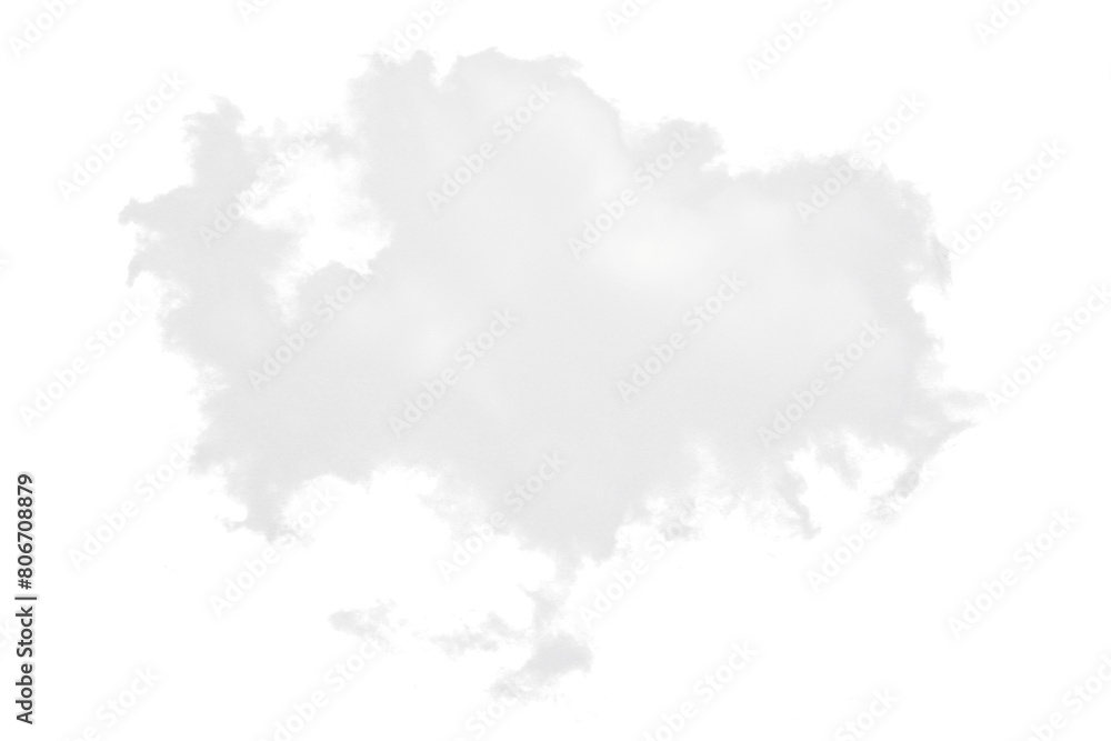 Cutout of a cloud on a transparent background Cutout of a cloud on a transparent background