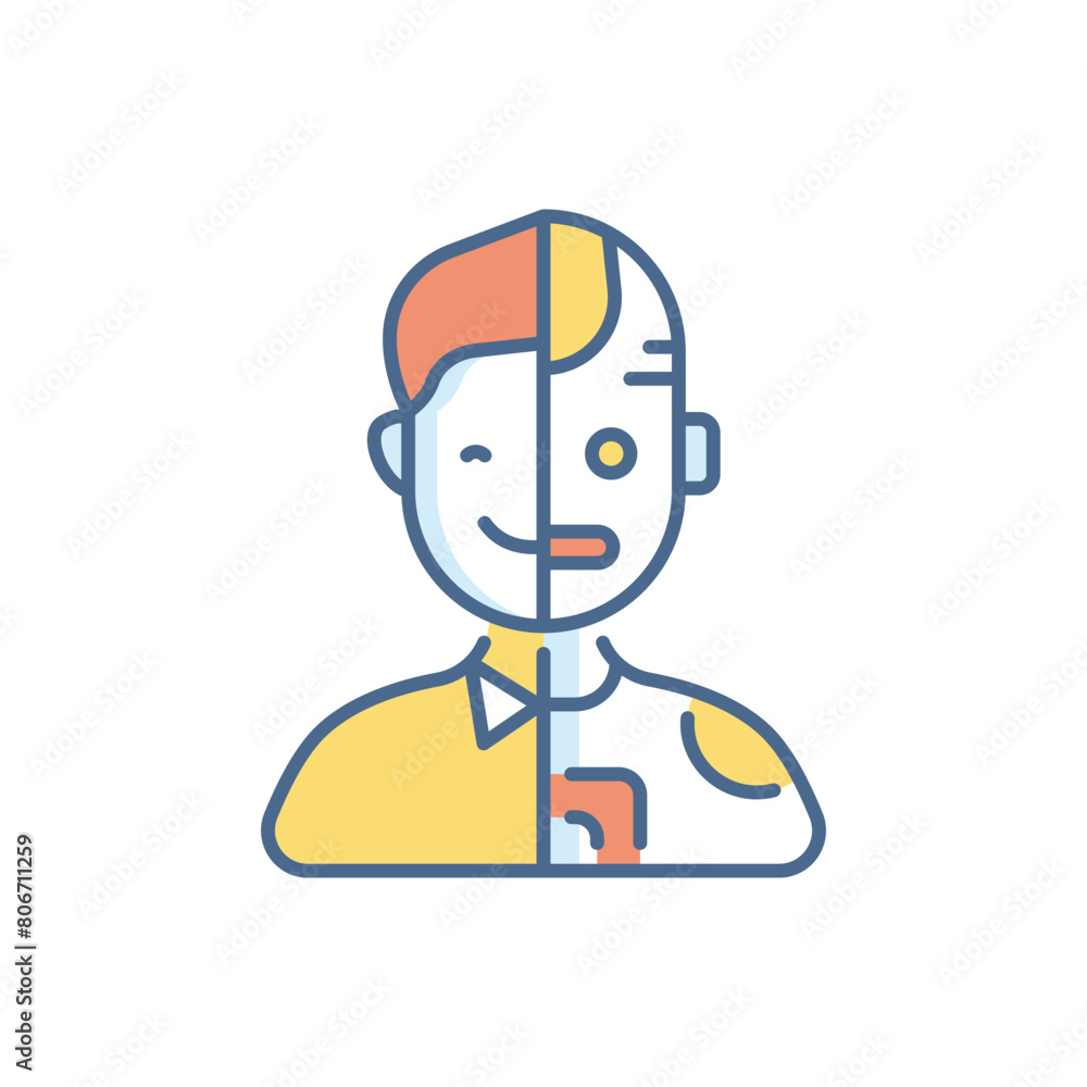 Humanoid vector icon Humanoid vector icon