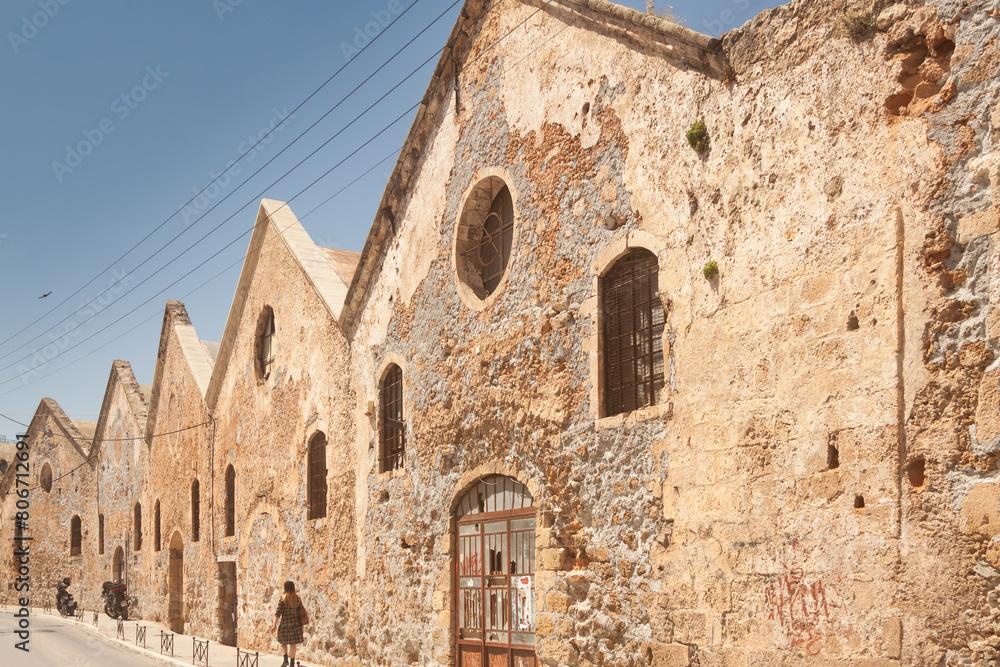 Greece, Crete, Chania, Venetian Shipyard