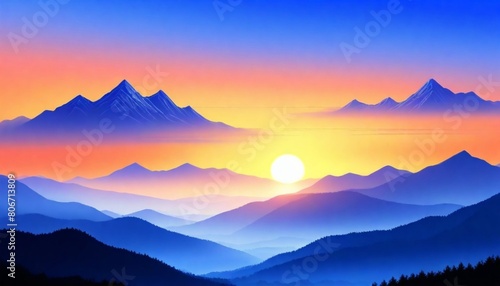 Digital-Painting-Invigorating-Morning-Sunrise-Over (9)