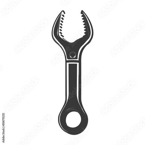 Silhouette bottle opener tool black color only