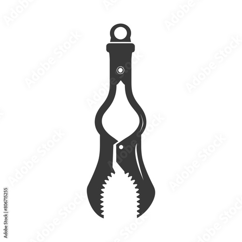 Silhouette bottle opener tool black color only