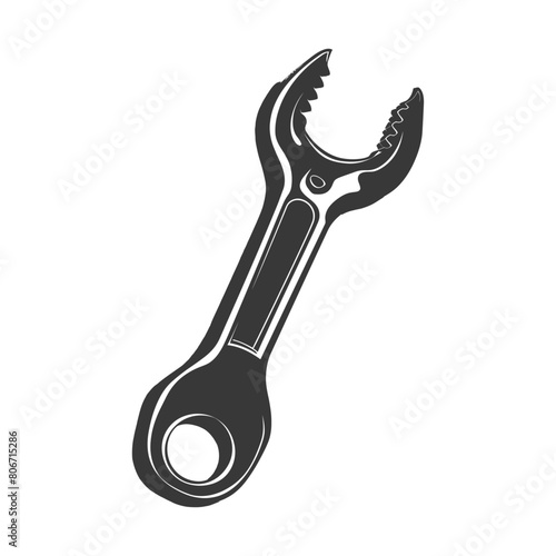 Silhouette bottle opener tool black color only