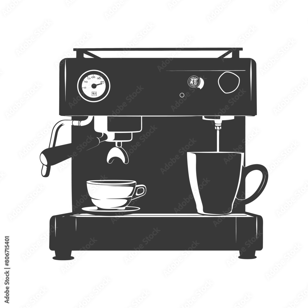 Silhouette Brewing coffee machine black color only Silhouette Brewing coffee machine black color only