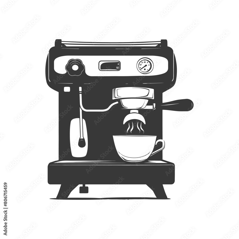 Silhouette Brewing coffee machine black color only Silhouette Brewing coffee machine black color only