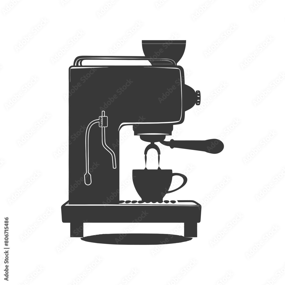 Silhouette Brewing coffee machine black color only Silhouette Brewing coffee machine black color only