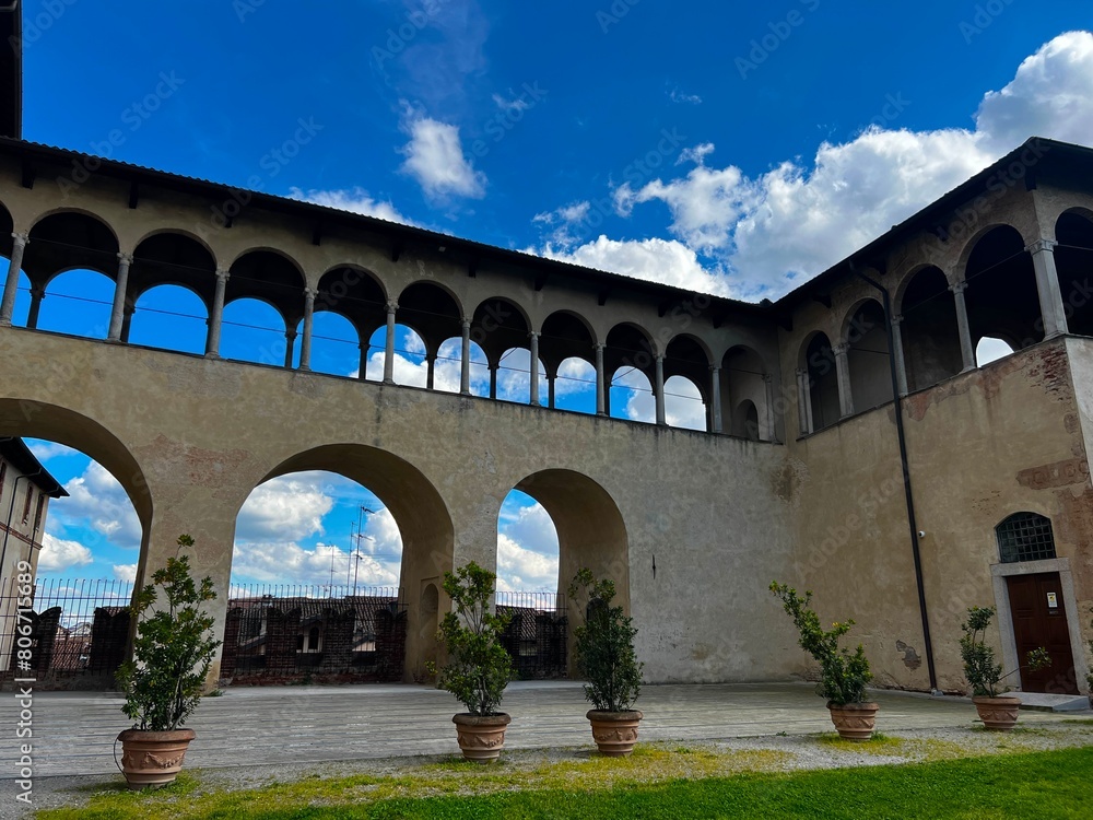 Palace Ducale Vigevano, Lombardia, Italia