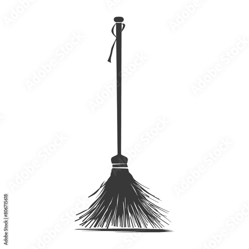 Silhouette broom cleaning tool black color only