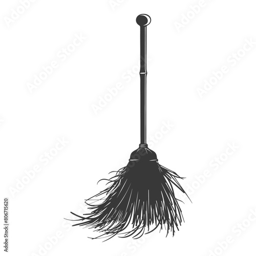 Silhouette broom cleaning tool black color only